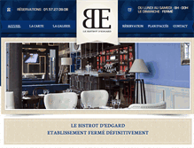 Tablet Screenshot of lebistrotdedgard.com